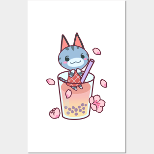 Lolly bubble tea Posters and Art